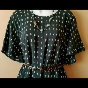 MM. LAFLEUR SZ XL JESSICA MIDI DRESS